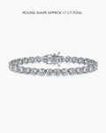 Round Diamond Tennis Bracelet - 17 Carat