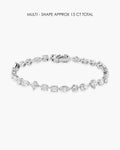 Multi-Shape Diamond Tennis Bracelet - 13 Carat