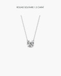 Round Diamond Solitaire Pendant 1.5 Carat
