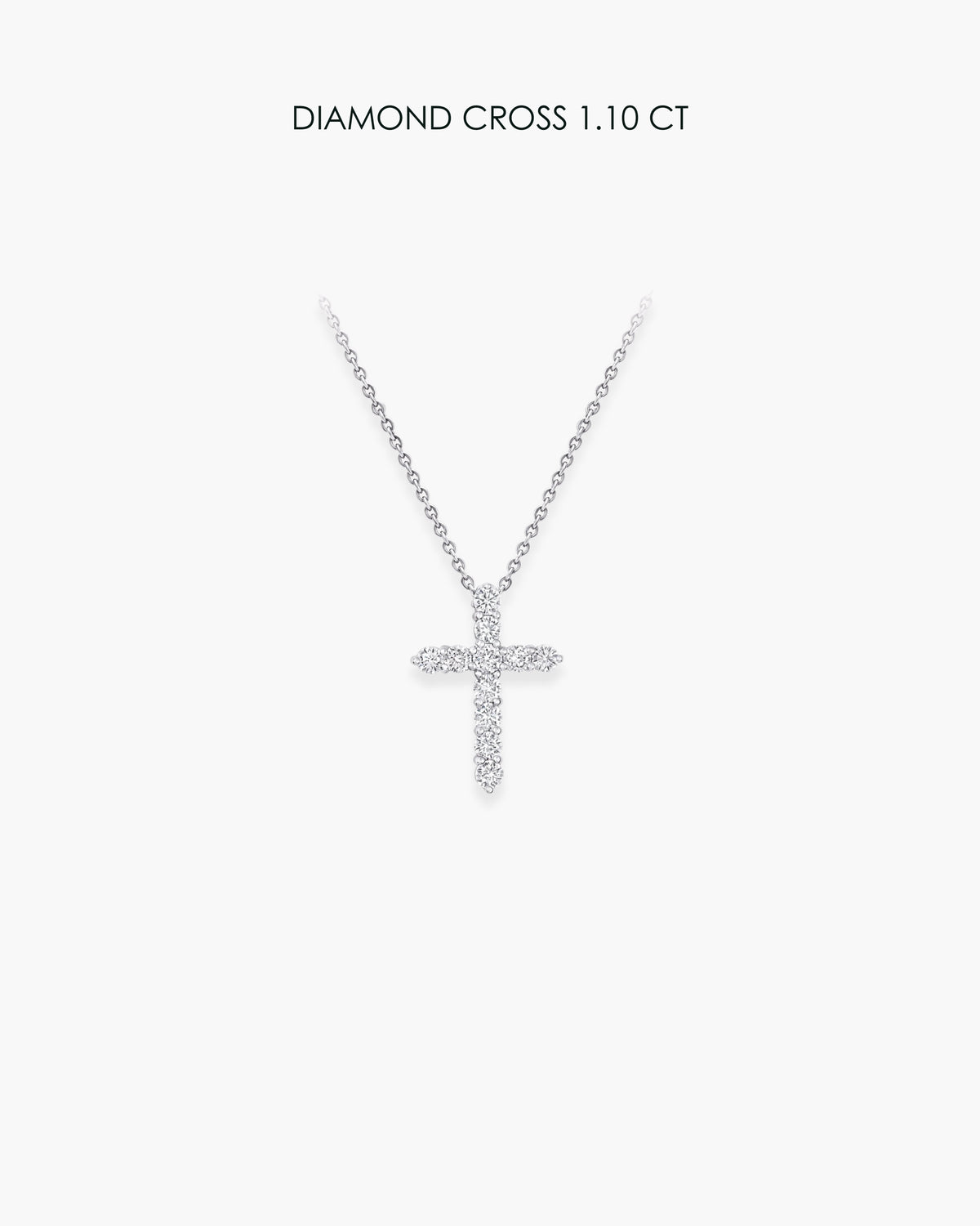 Round Diamond Cross 1.10 Carat