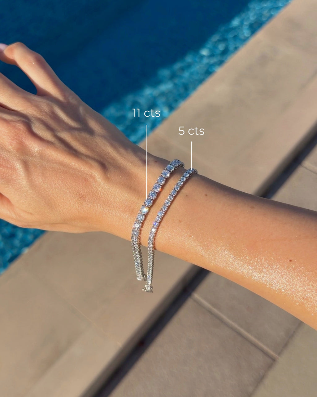 Round Diamond Tennis Bracelet - 11 Carat