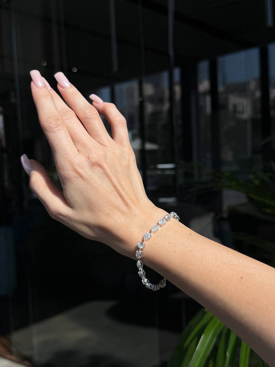 Multi-Shape Diamond Tennis Bracelet - 10 Carat