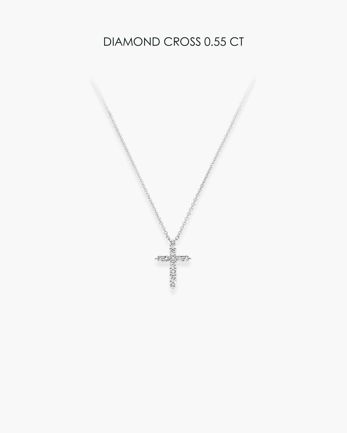 Round Diamond Cross 0.55 Carat