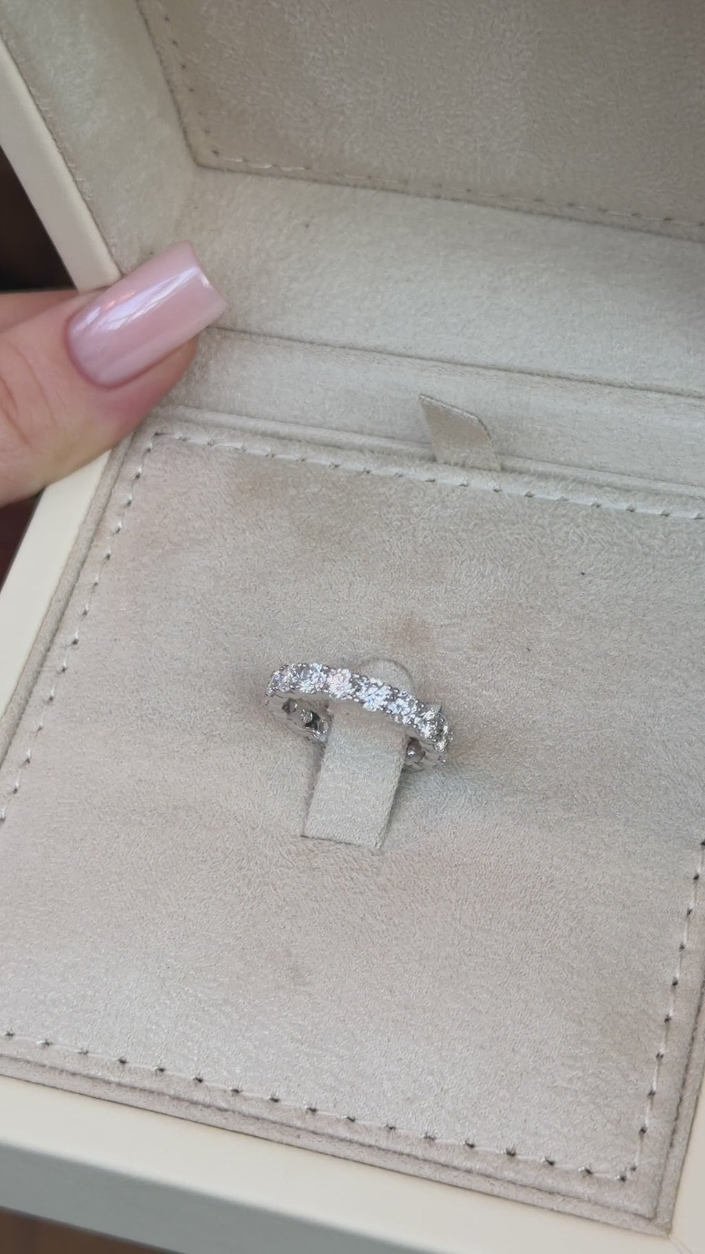 Round Diamond Eternity Ring - 3 Carat