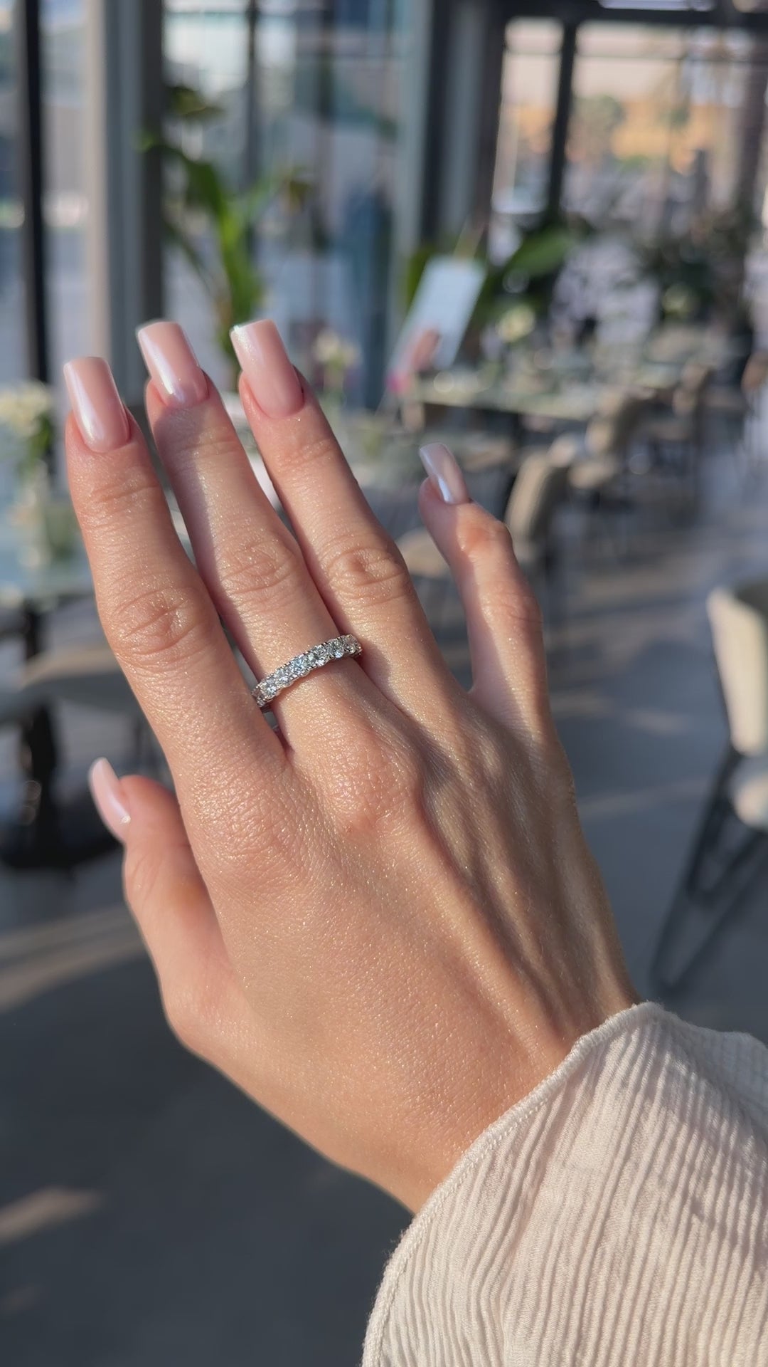 Round Diamond Eternity Ring - 3 Carat