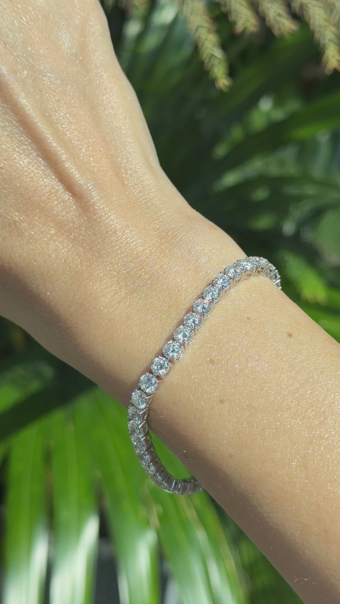 Round Diamond Tennis Bracelet - 11 Carat