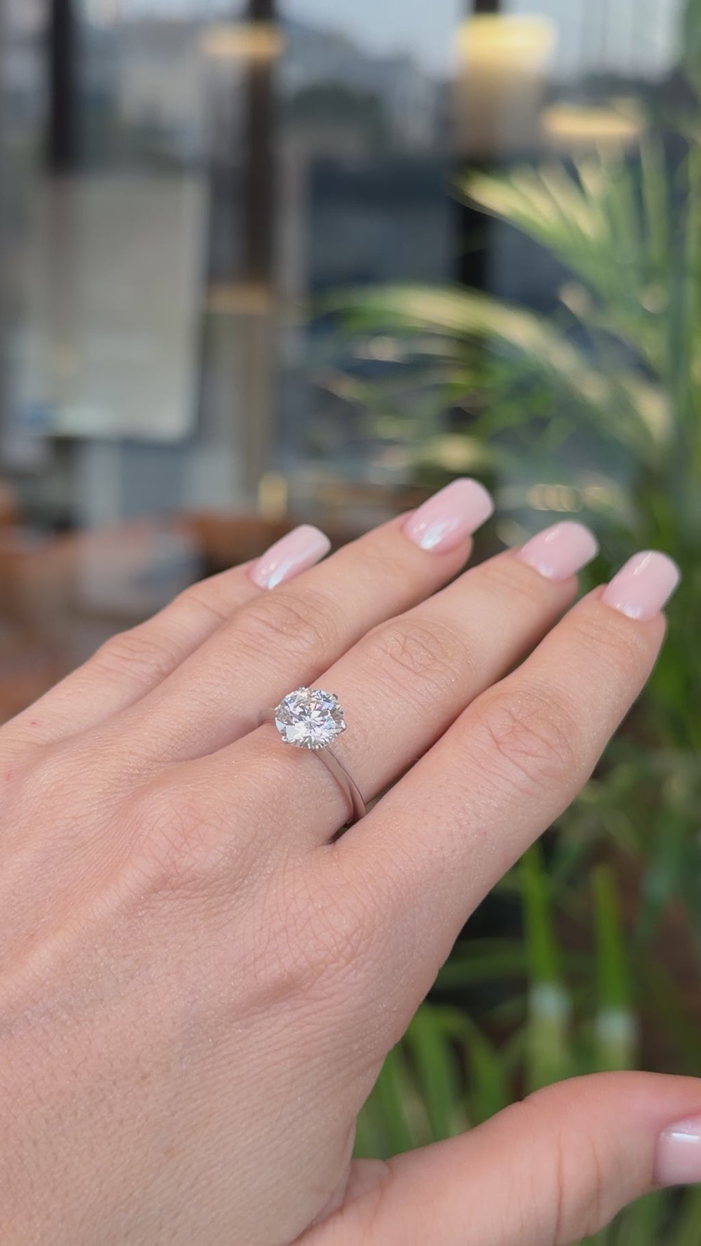 Round Solitaire Ring - 2 Carat