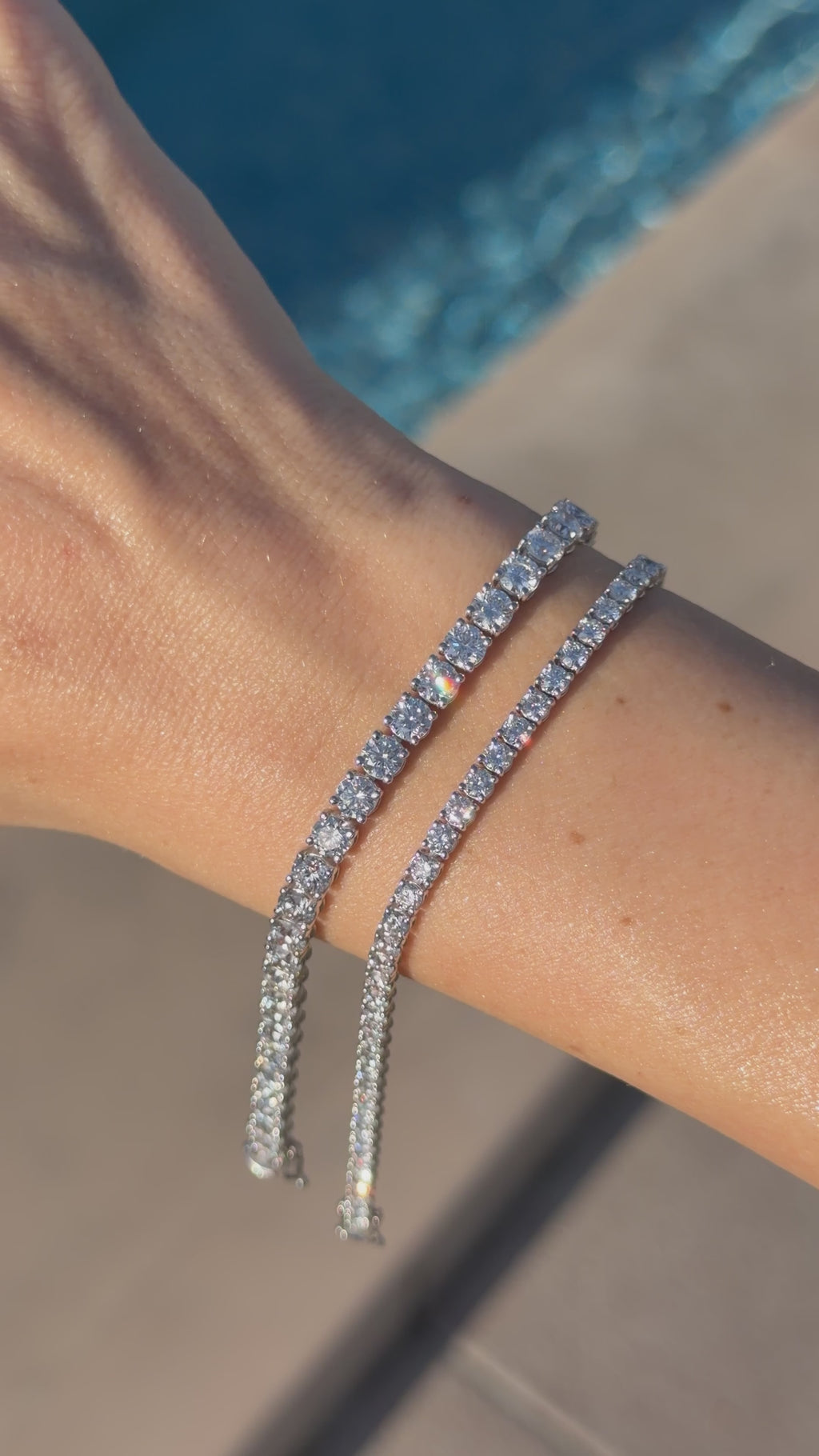Round Diamond Tennis Bracelet - 11 Carat