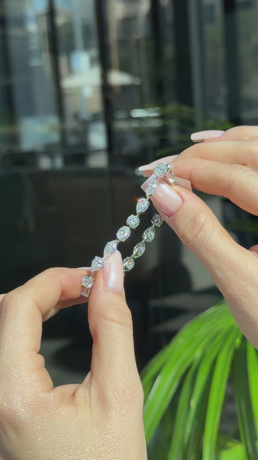 Multi-Shape Diamond Tennis Bracelet - 10 Carat