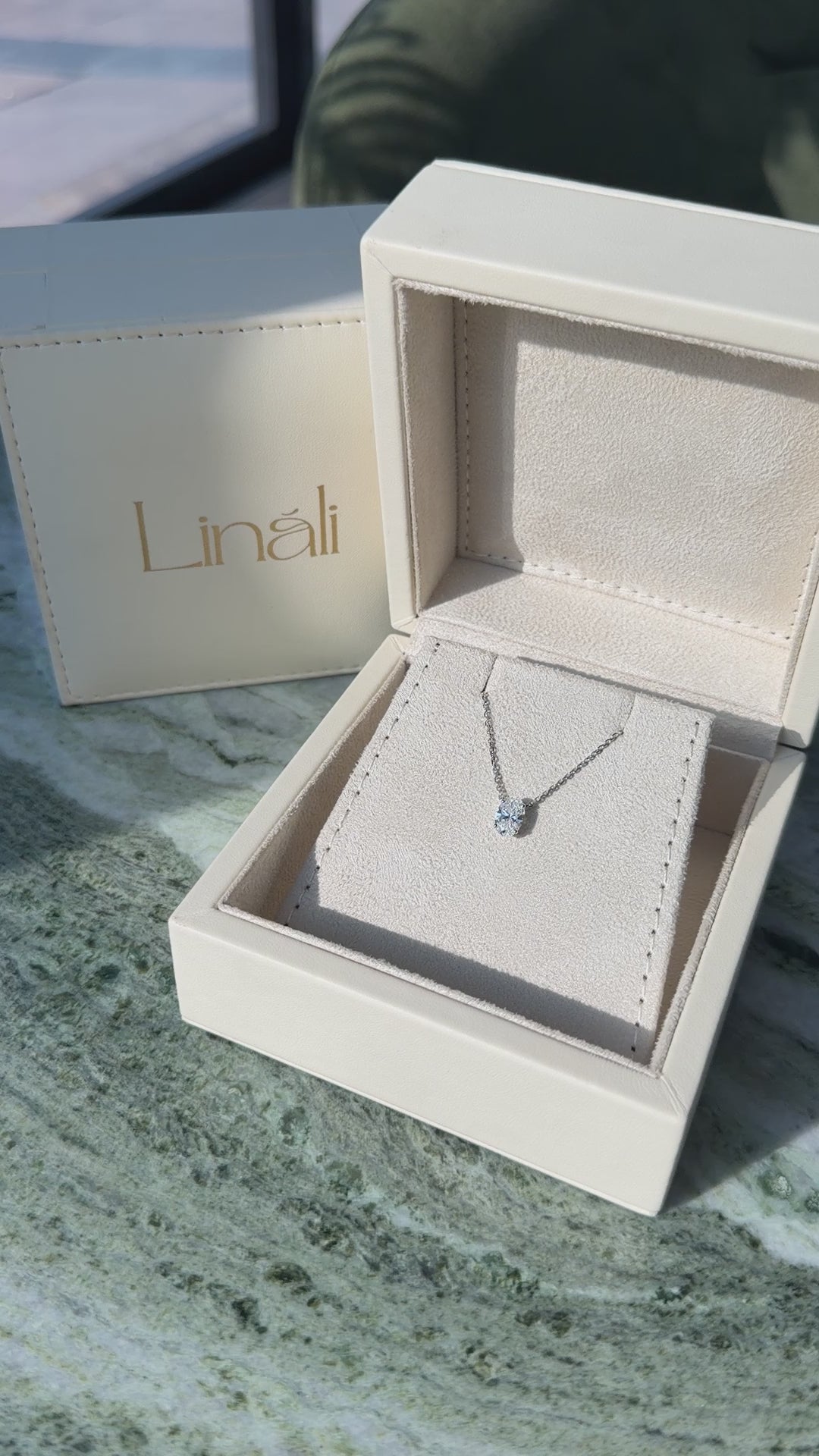 Oval Diamond Pendant 1 Carat