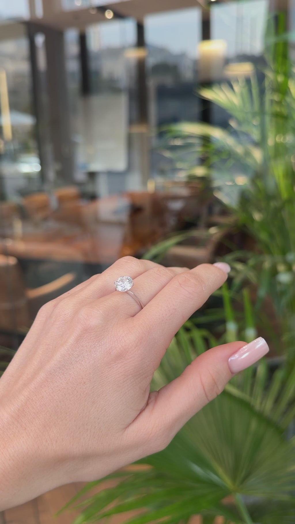 Round Solitaire Ring - 2 Carat